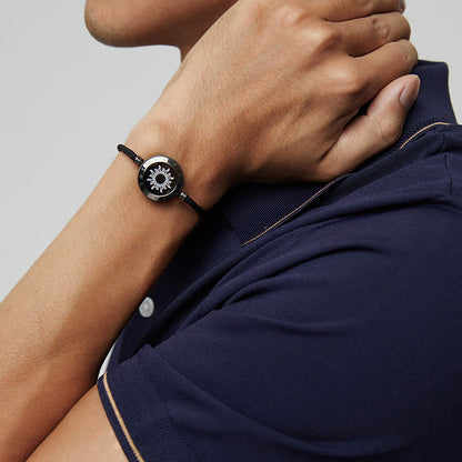 Sun & Moon Touch Bracelets with Milan Rope