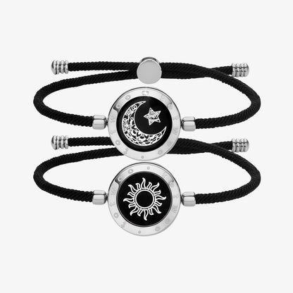 Sun & Moon Touch Bracelets with Milan Rope